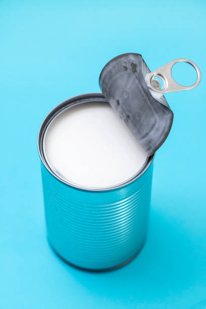 istock coconut milk in an iron can 1287684471