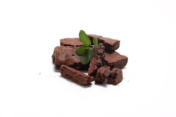 istock leftover pieces of chocolate cake in a white background 1287687296