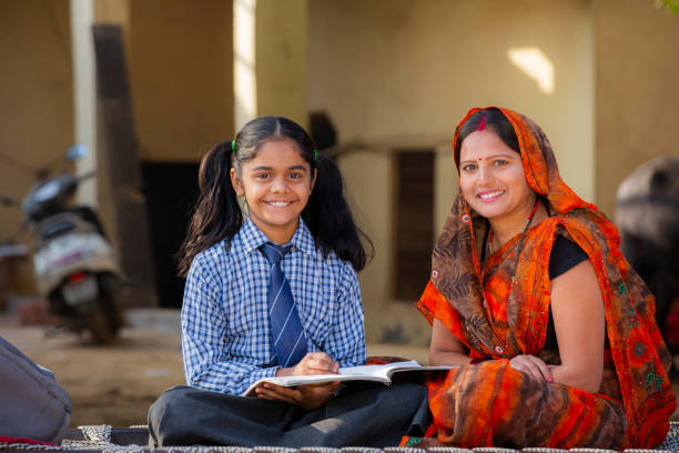 istock Mother with daugher - stock photo 1287692055