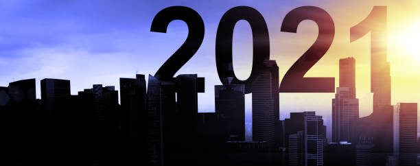 istock Happy New Year Background. Start in 2021 1287697032