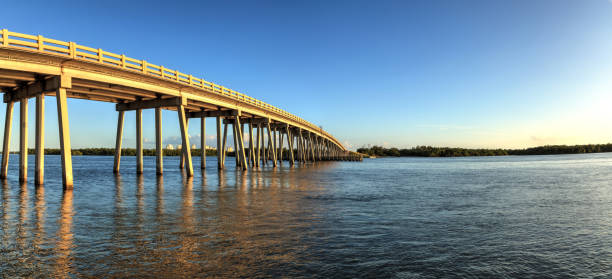 istock Big Hickory Bridge crosses New Pass in Estero Bay 1287701771