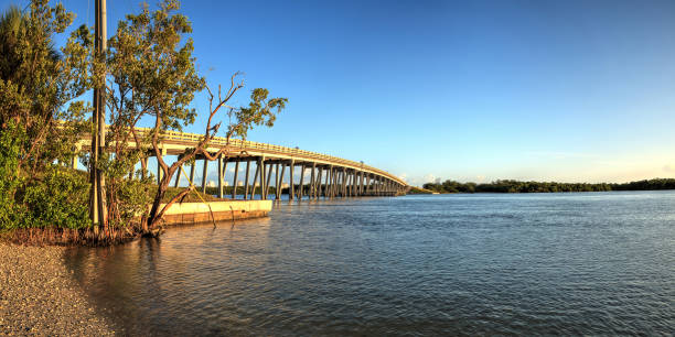 istock Big Hickory Bridge crosses New Pass in Estero Bay 1287702013