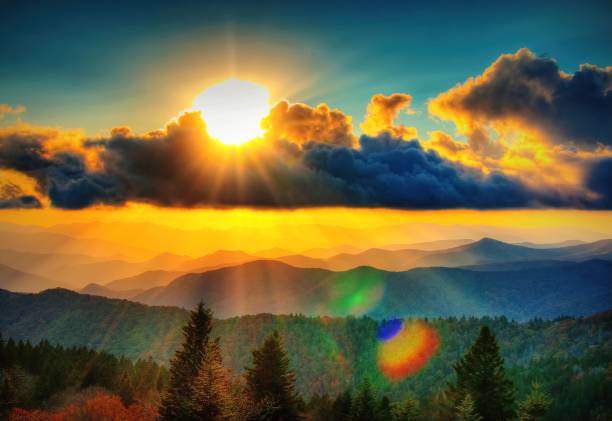 istock Blue Ridge Parkway Mountains HD 1287703734