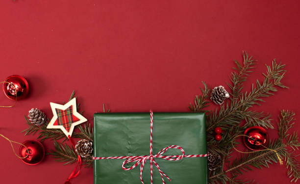 istock Christmas presents on dark background 1287706134