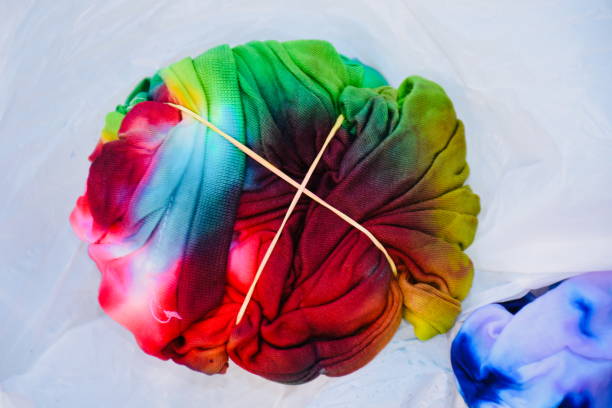 istock Tie Dye T-shirt Being Made 1287709264