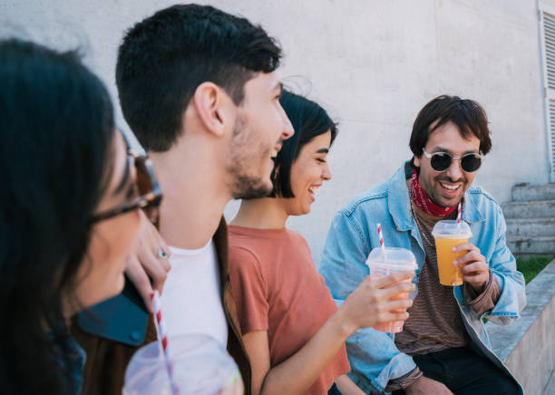 istock Group of friends having fun together. 1287722760