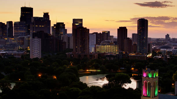 istock Loring Park and Downtown Skyline in Minneapolis at Dawn 1287727807
