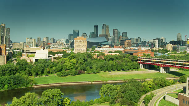 istock Minneapolis Skyline on a Sunny Day 1287727948