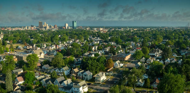istock Toledo, Ohio on a Summer Morning - Aerial Panorama 1287731488