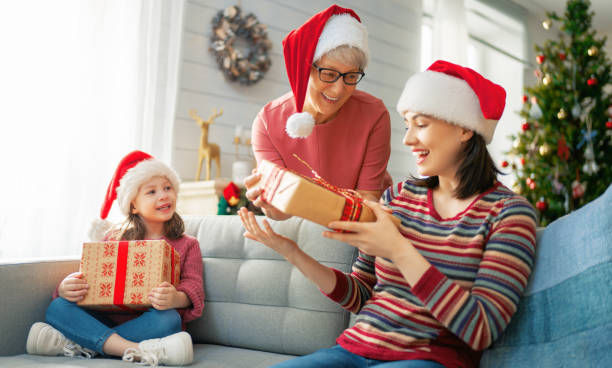 istock family celebrating Christmas 1287731774