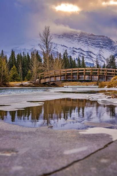 istock Sunrise Sky Over Cascade Ponds 1287756121