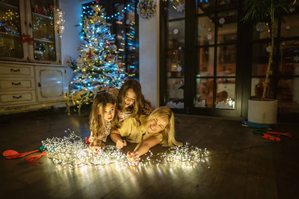 istock Christmas fun with our mum 1287783556