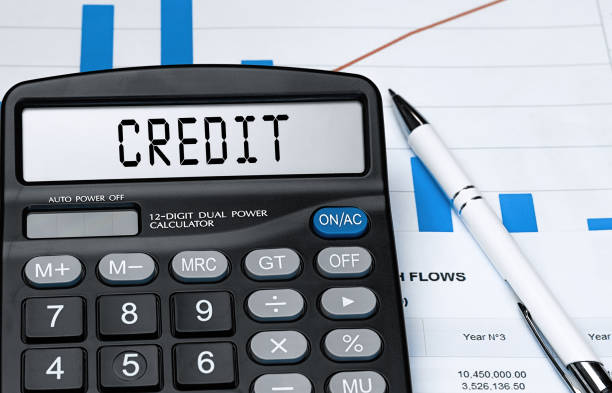 istock Calculator with the word CREDIT on the display 1287790849