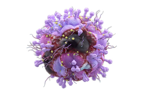 Ilustración del virus del herpes varicela photo
