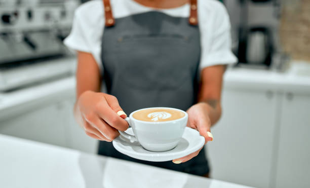 istock Barista in a coffee bar. 1287800498
