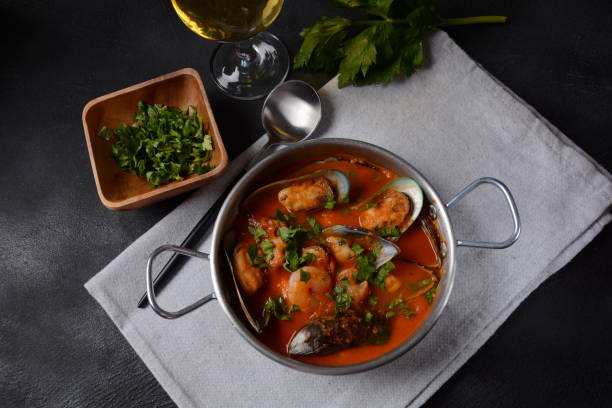 istock French seafood bouillabaisse soup/fish stew 1287804441