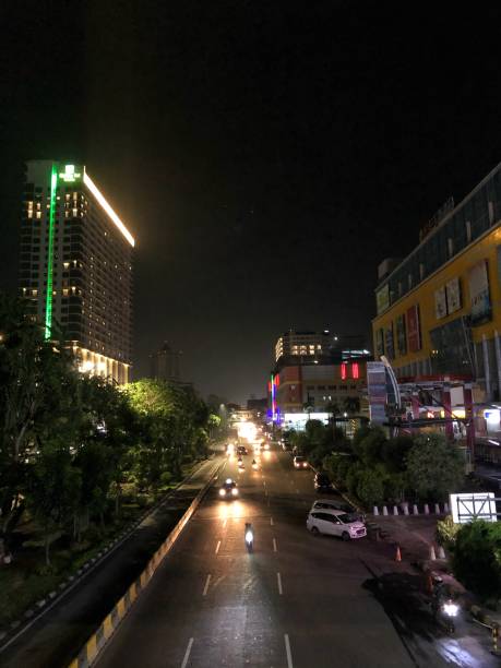 istock Jakarta city streets at night 1287808606