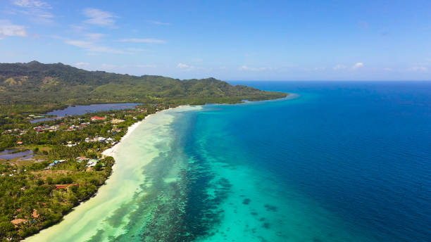 istock Beautiful beach and turquoise sea. Anda Bohol, Philippines 1287819923