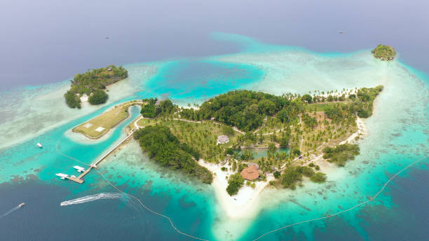 istock Tropical island with beach. Philippines, Mindanao 1287821442