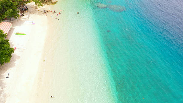 istock Tropical island of Samal with beach. Philippines, Mindanao 1287822396