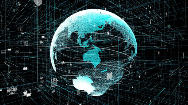 istock Global online internet network and internet of things IOT concept 1287825804