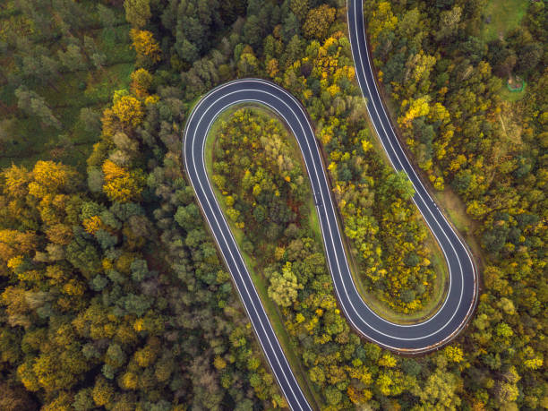istock Winding road in Poland 1287826385