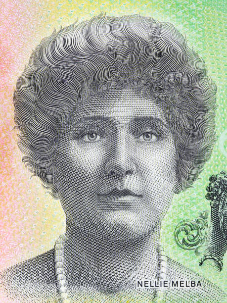 istock Nellie Melba a portrait from Australian money 1287829771
