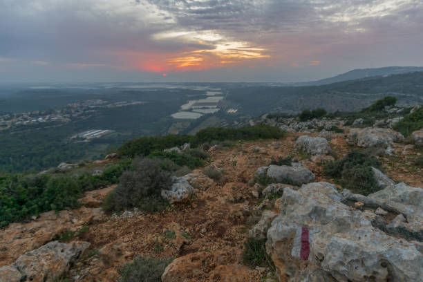 istock Sunset view of Western Galilee landscape 1287831624