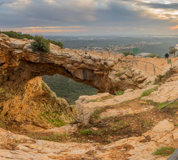 istock Sunset view of the Keshet Cave 1287832047