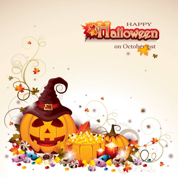 150+ Pile Of Halloween Candy Illustrations, Royalty-Free Vector ...