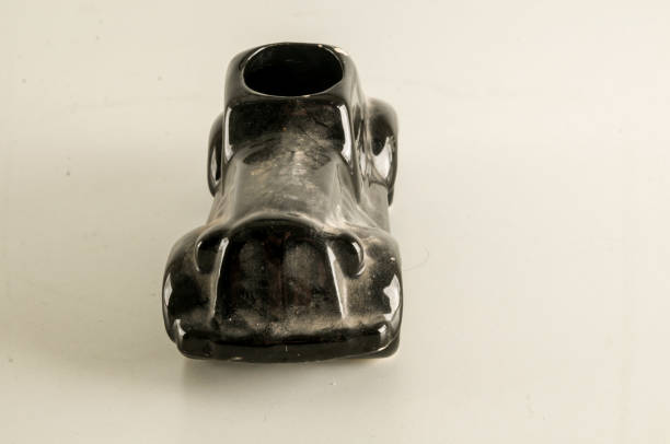 istock Close-up of toy black car 1287834438