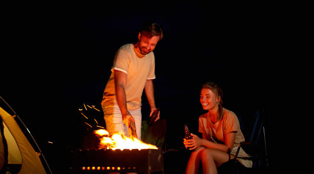 istock Couple on the beach. 1287839000
