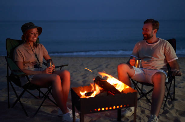 istock Couple on the beach. 1287839108