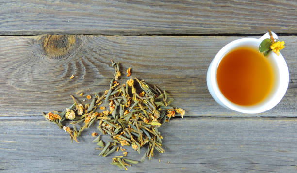 istock medicinal herb  sagan daila and healing tea , selective focus 1287840242