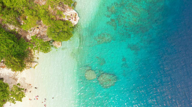 istock Tropical island of Samal with beach. Philippines, Mindanao 1287858837