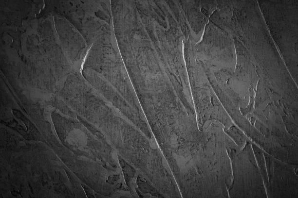 istock Black wall texture rough background dark. Grunge background with black. Vignette. 1287860611