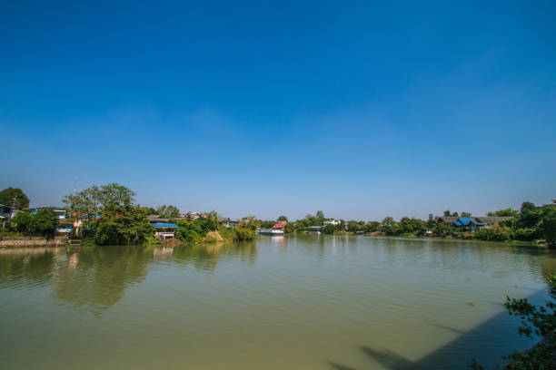 istock Views of the Chao Phraya River with clear skies 1287870697