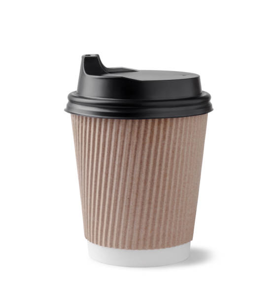 istock Takeaway paper coffee cup isolated on white. 1287876444