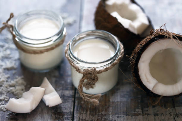 istock Coconut Yogurt Vegan food. 1287891103