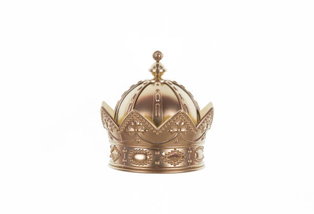 istock golden business crown isolated on white background 1287891143