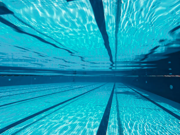 under water swimming pool during day time swimming pool during day time at the bottom of photos stock pictures, royalty-free photos & images