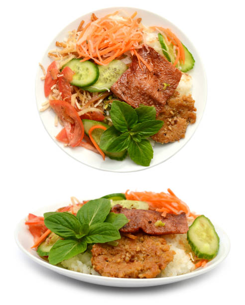 A vegetarian rice plate