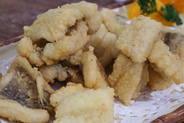 istock Deep fried bombay duck with spicy salt 1287897998