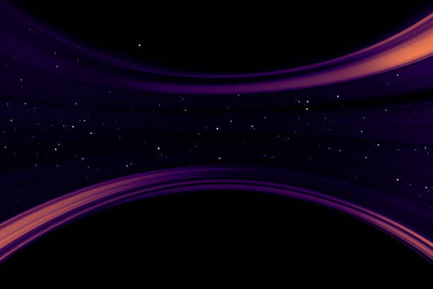 space magic - purple pattern abstract backdrop imagens e fotografias de stock