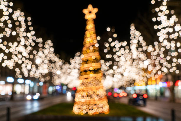 istock Illuminated Christmas decorations in Berlin at night 1287900693