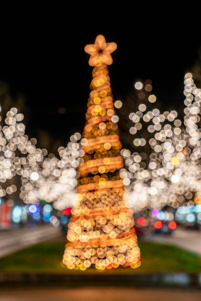 istock Illuminated Christmas decorations in Berlin at night 1287900868