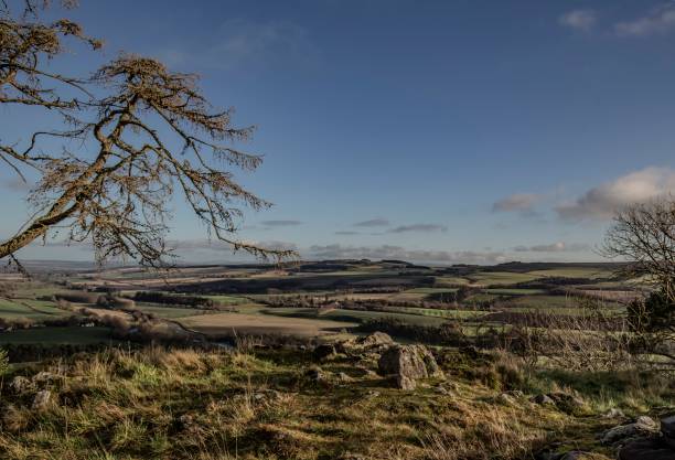 istock Hilltop View Of Scottish Border Valley Below. 1287902555