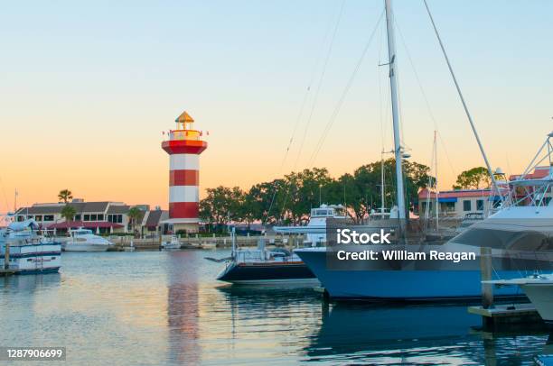 Lighthouseharbor Townhilton Head Island South Carolina Stock Photo - Download Image Now