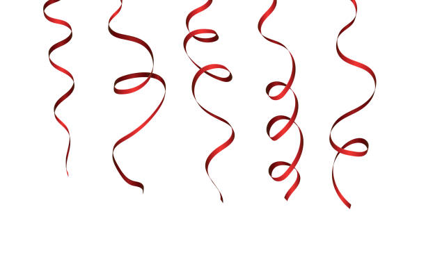 Bright Red Serpentine Isolated On A White Background Stock Illustration -  Download Image Now - iStock