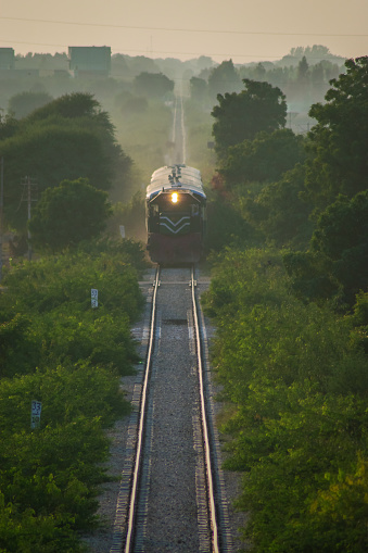 Globe, AZ, USA - Dec 25, 2021: The 1774 Southern Pacific Railroad